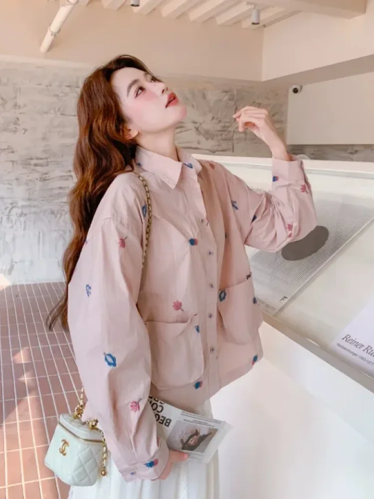 CHICMORE Atasan wanita jaket lengan panjang model kekinian motif lucu