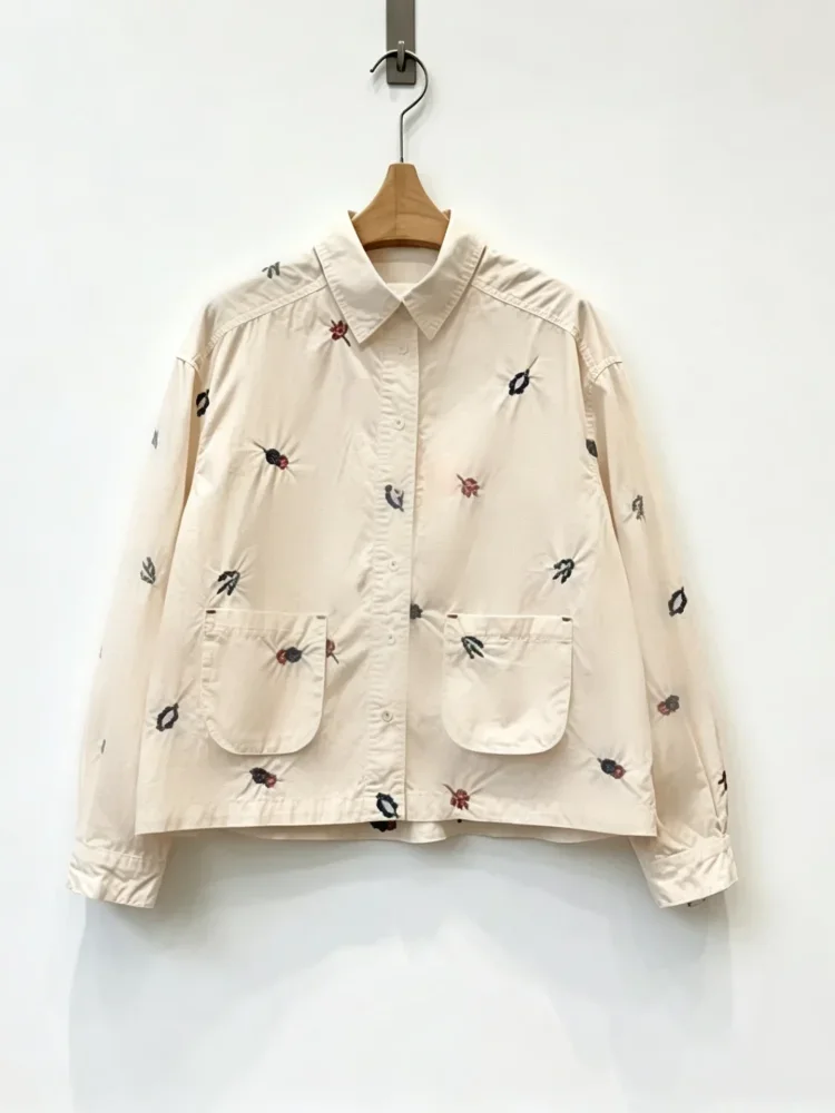 CHICMORE Atasan wanita jaket lengan panjang model kekinian motif lucu