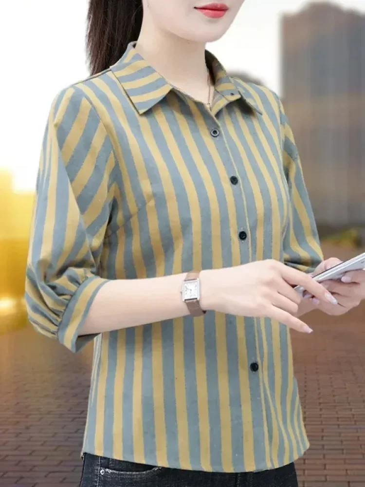 ASAYA Atasan wanita lengan pendek bergaya baru yang elegan