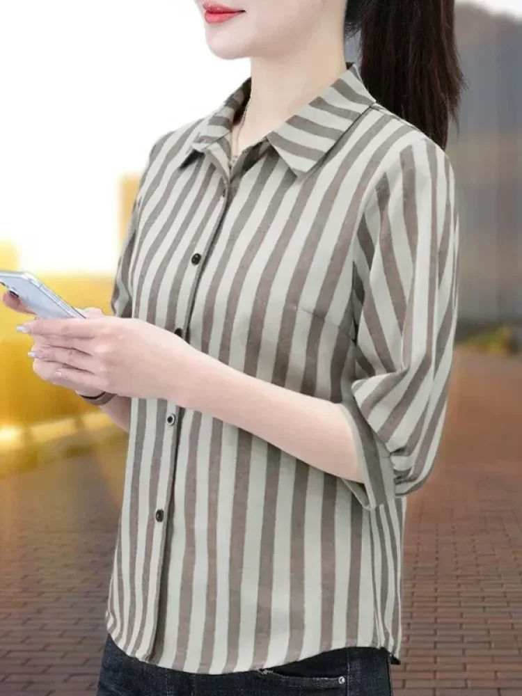 ASAYA Atasan wanita lengan pendek bergaya baru yang elegan