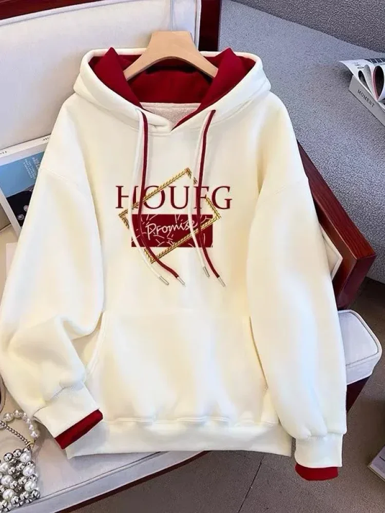 CHICMORE Atasan wanita feminime dengan kerah hooded model baru kekinian
