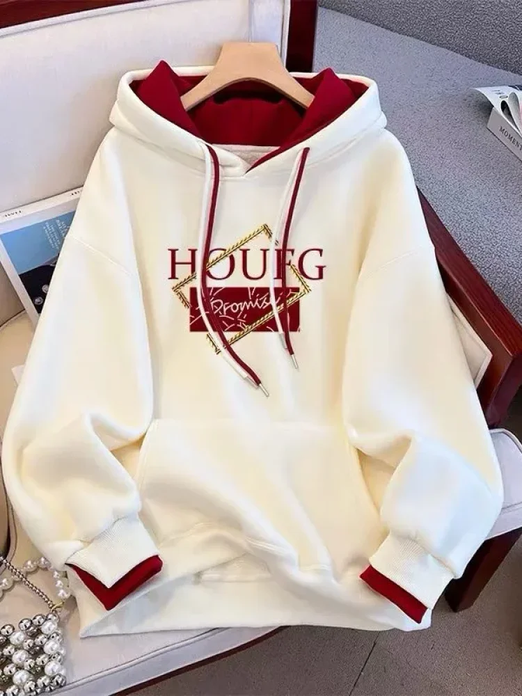 CHICMORE Atasan wanita feminime dengan kerah hooded model baru kekinian