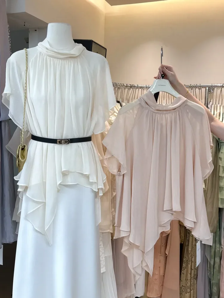 CHICMORE Atasan blouse pakaian wanita bergaya korean kekinian