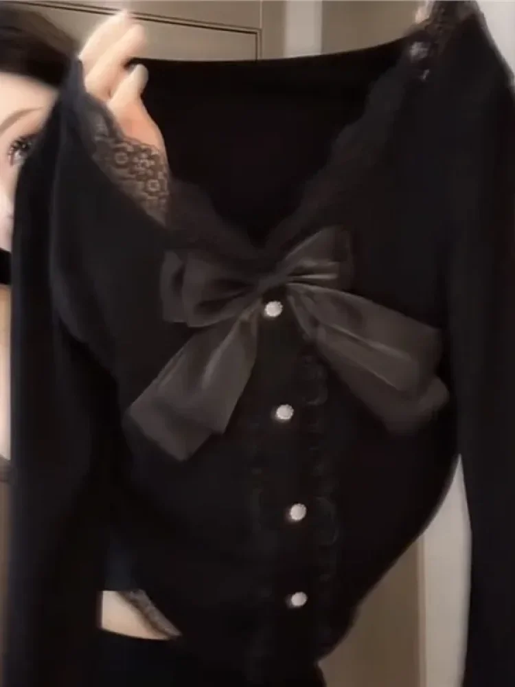 CHICMORE Atasan blouse pinggang ramping lengan panjang kerah v neck korean style