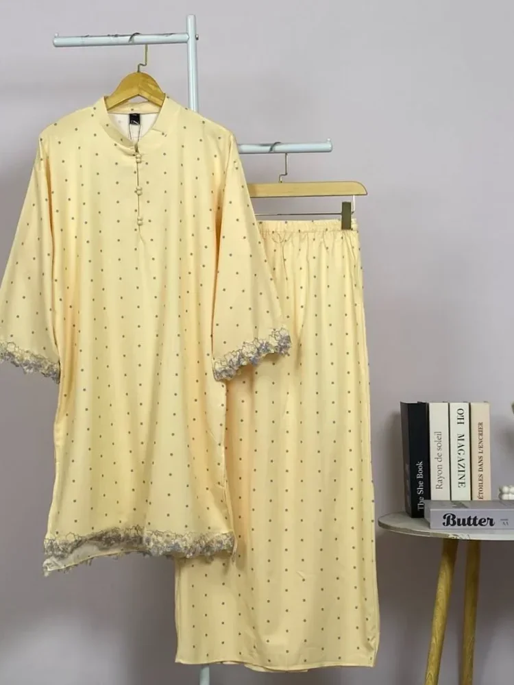 ASAYA Setelan wanita 2in1 blouse lengan panjang motif print kombinasi bunga + rok panjang highwaist elegan model kekinian