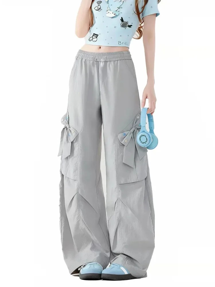 CHICMORE Celana panjang gaya kasual model kasual motif polos modis