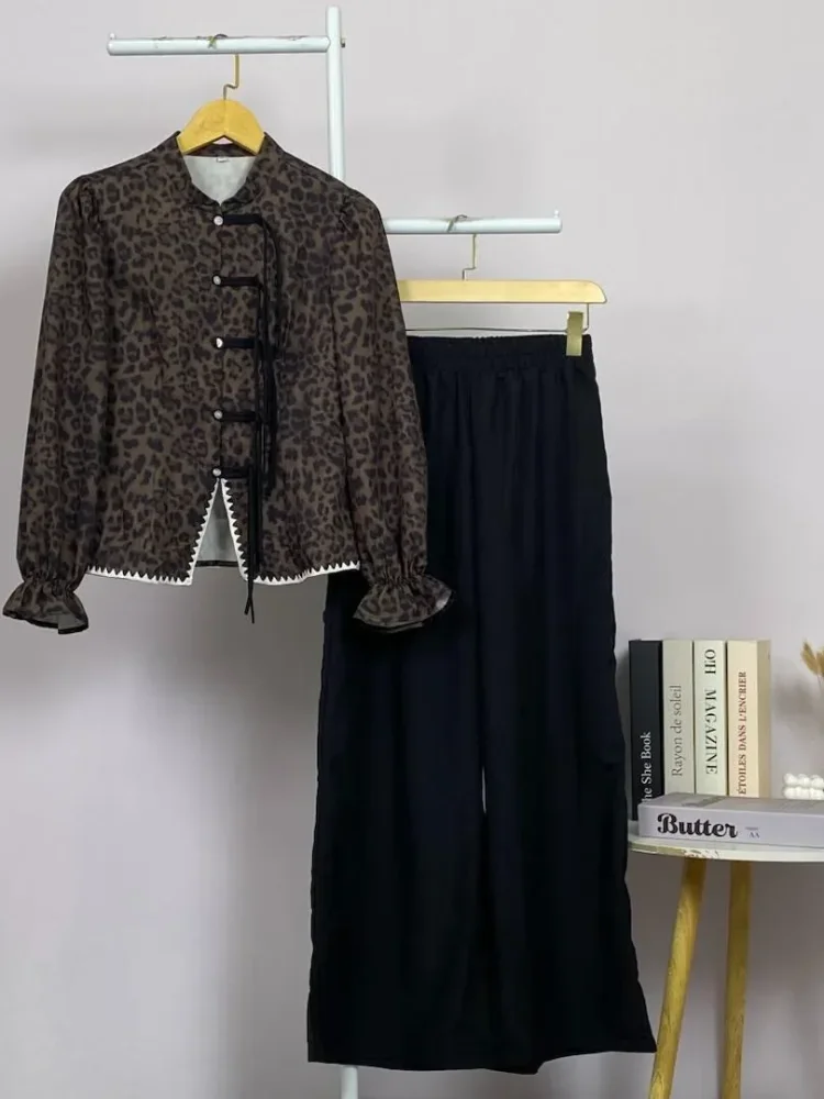 ASAYA Setelan wanita dengan lengan bell dan resleting buatan tangan bergaya minimalis warna solid