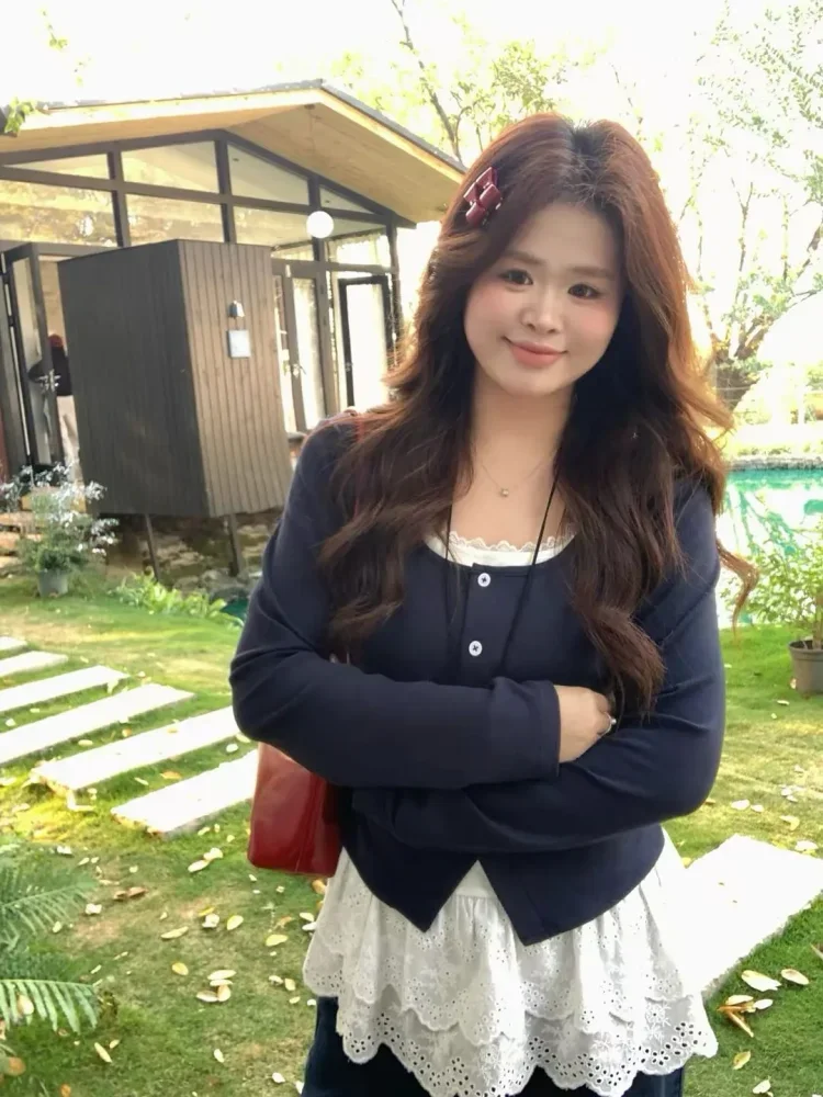 CHICMORE Atasan blouse pakaian wanita berkancing aktif dengan gaya santai