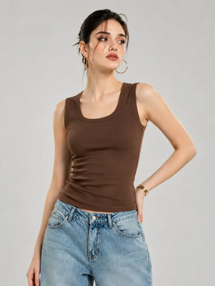 [READY STOCK]FADFAD Atasan lengan pendek kerah segitiga untuk wanita berwarna polos