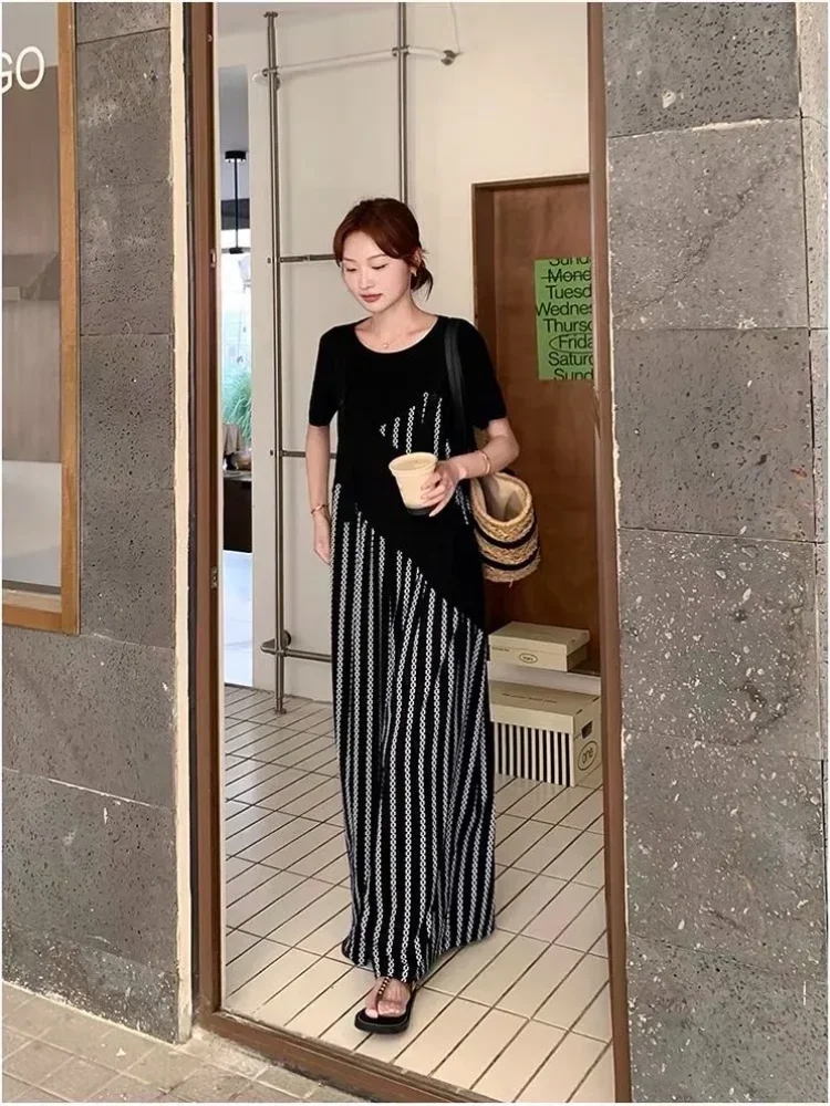 ASAYA Jumpsuit pakaian wanita mode baru motif cetak gaya baru