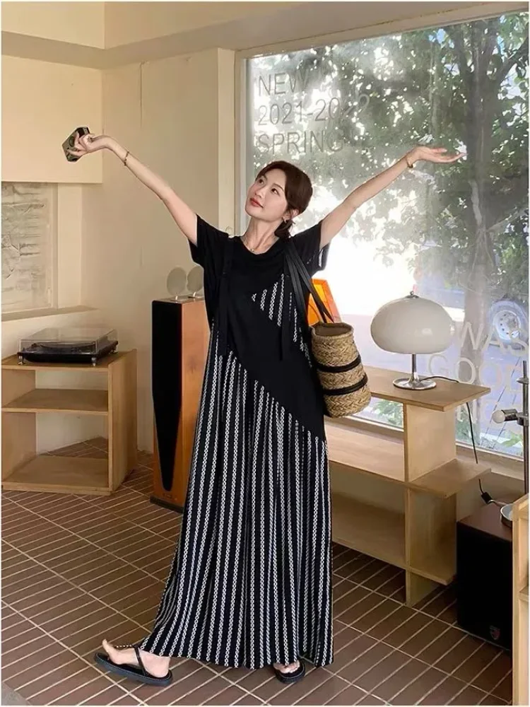 ASAYA Jumpsuit pakaian wanita mode baru motif cetak gaya baru