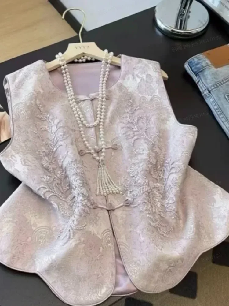 FADFAD Rompi baru yang trendi dengan desain kain jacquard.