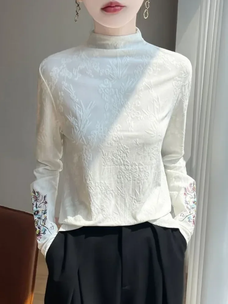 FADFAD Base layer bordir minimalis bermotif jacquard yang modis