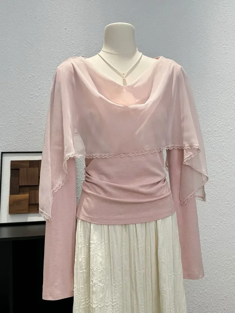 CHICMORE Atasan blouse lengan panjang model kekinian warna solid