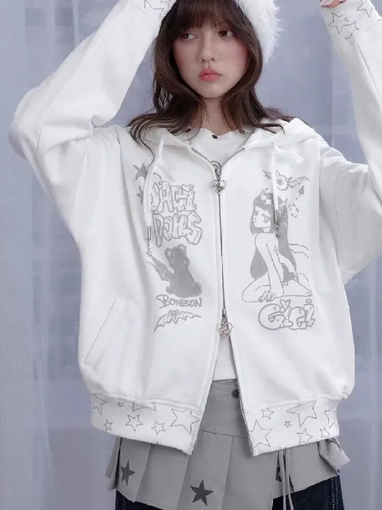 CHICMORE Atasan wanita jaket lengan panjang model kekinian korean style