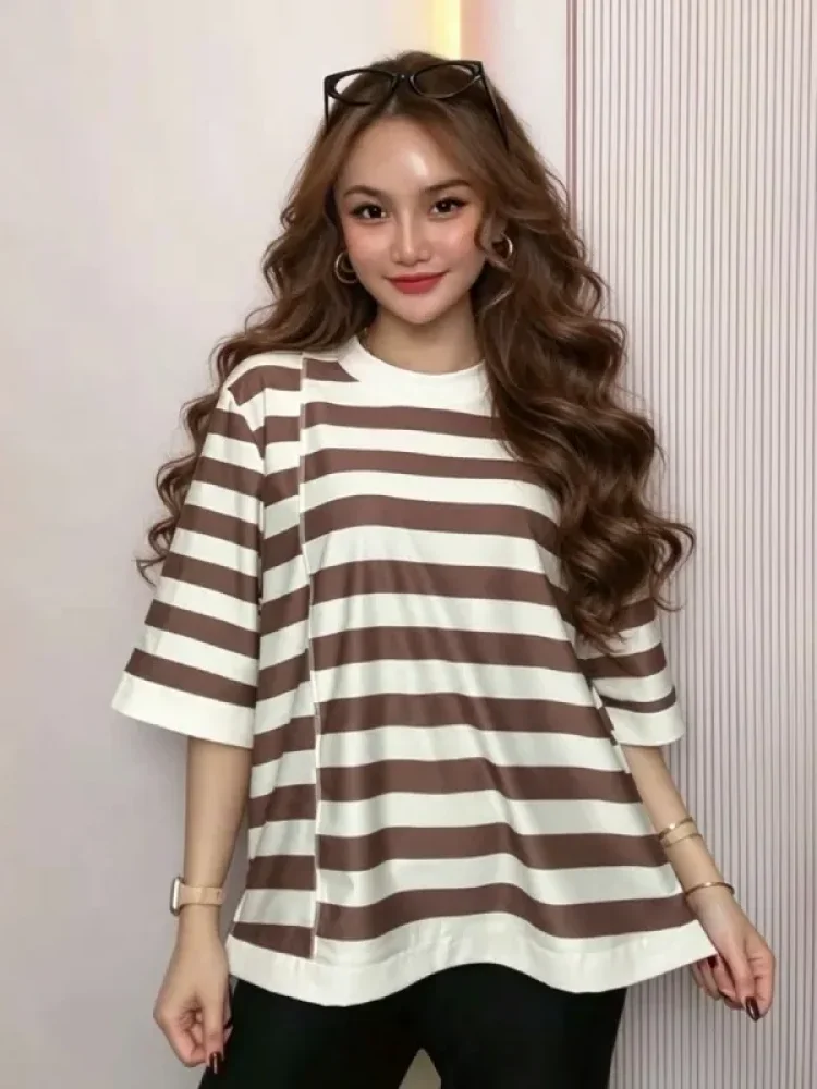 [READY STOCK]ASAYA Atasan wanita lengan pendek bergaya baru yang elegan