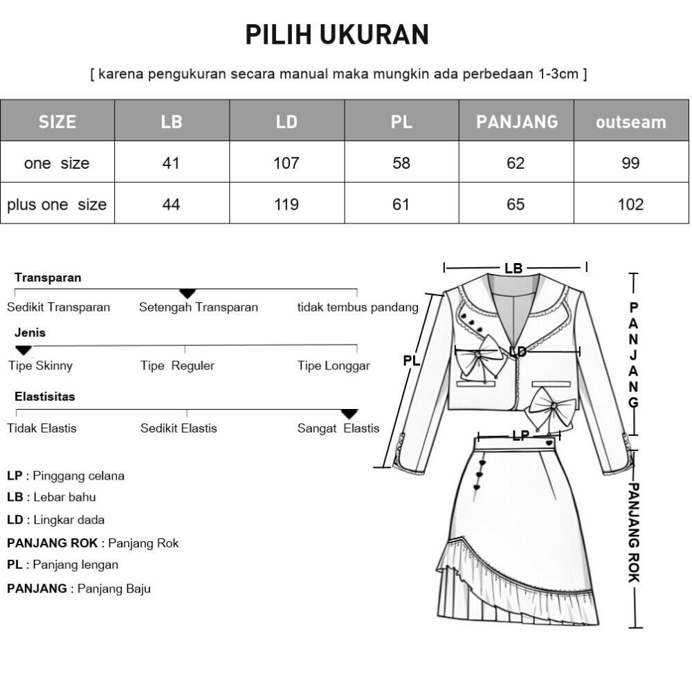 [DISKON KILAT]ASAYA Setelan dengan kemeja lengan panjang berwarna polos dipadukan dengan cetakan desain tidak beraturan dan celana berwarna polos
