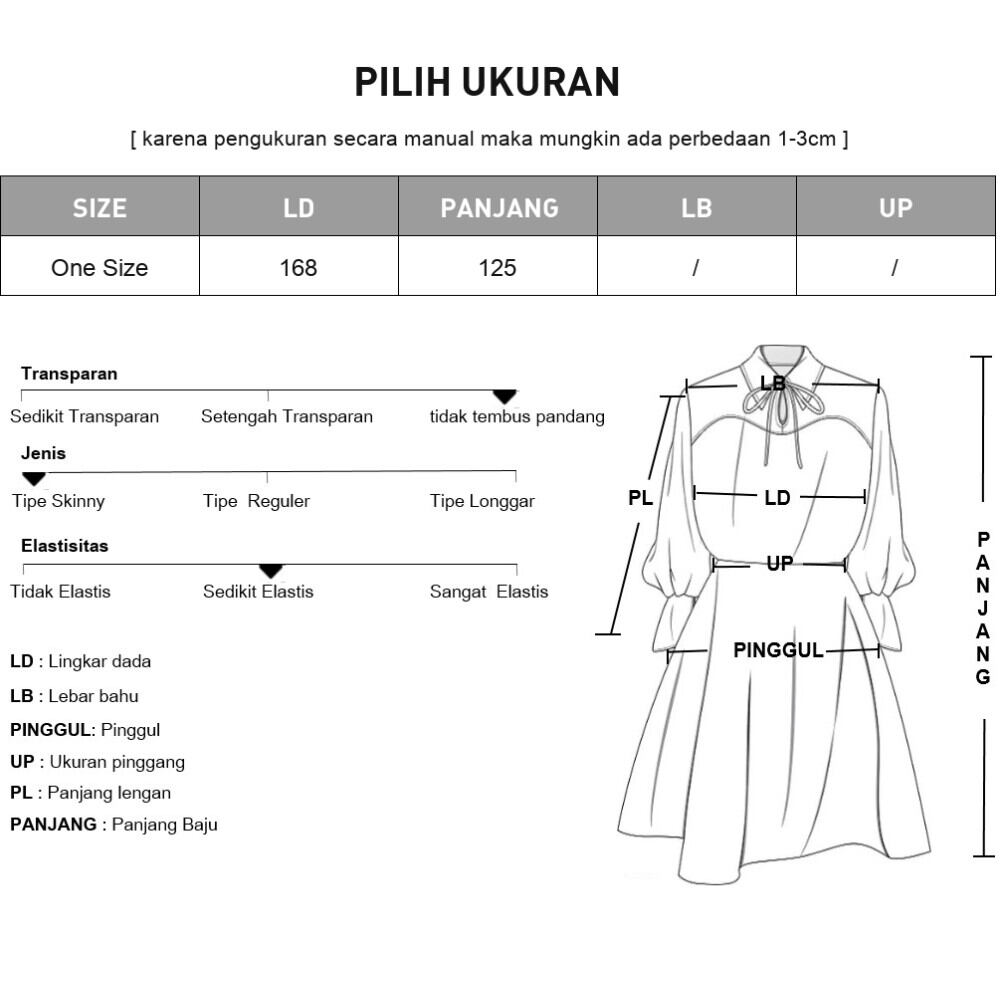 ASAYA Gaun panjang longgar kasual tipis bermotif dengan desain mode elegan