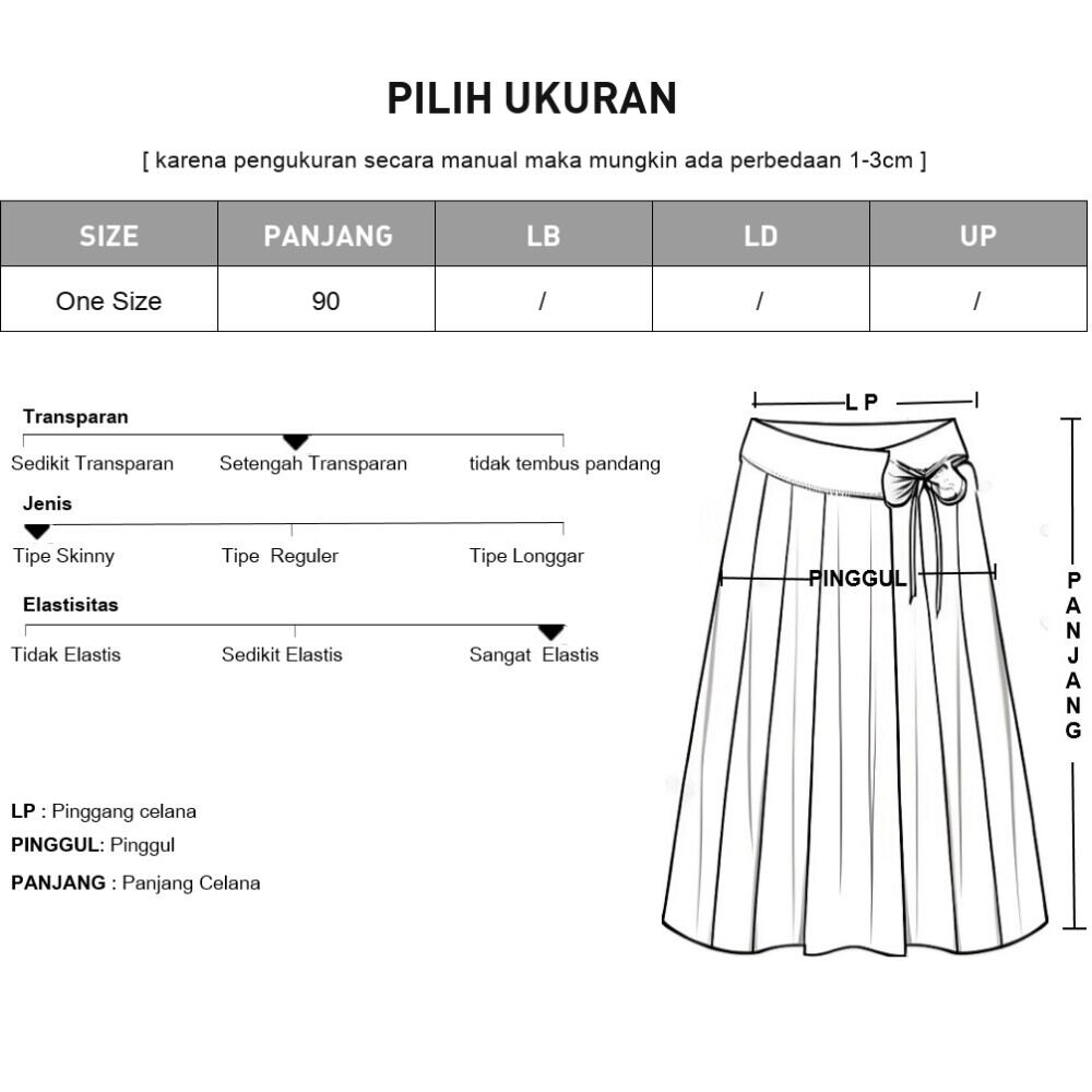 ASAYA Rok motif cetak unik bergaya kekinian wanita elegant
