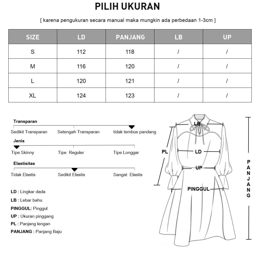 ASAYA Gaun panjang longgar kasual tipis bermotif dengan desain mode elegan