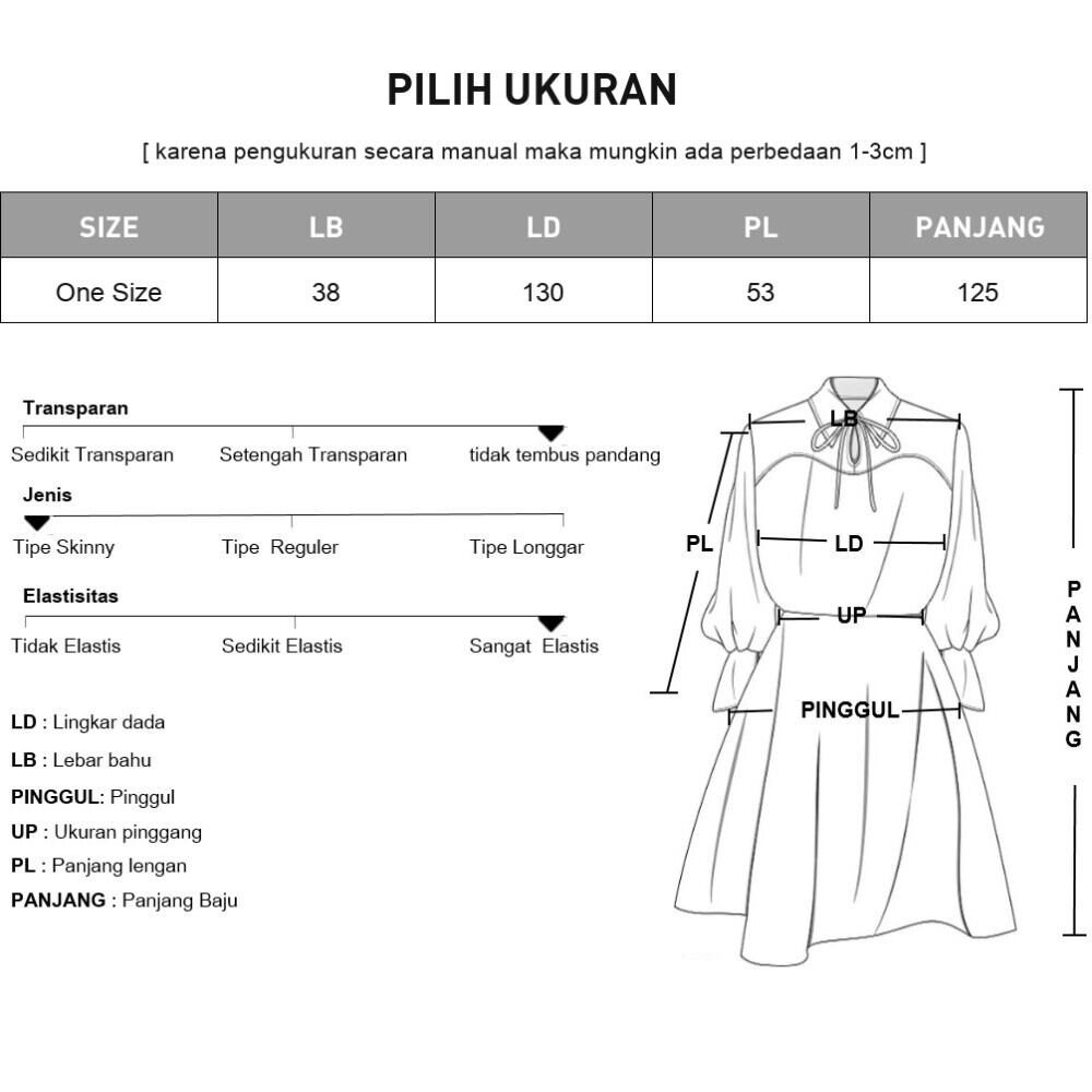[DISKON KILAT]ASAYA Gaun panjang longgar kasual tipis bermotif dengan desain mode elegan