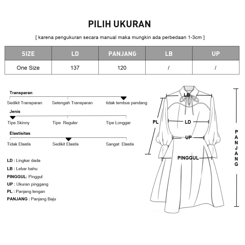 [DISKON KILAT]ASAYA Gaun panjang longgar kasual tipis bermotif dengan desain mode elegan