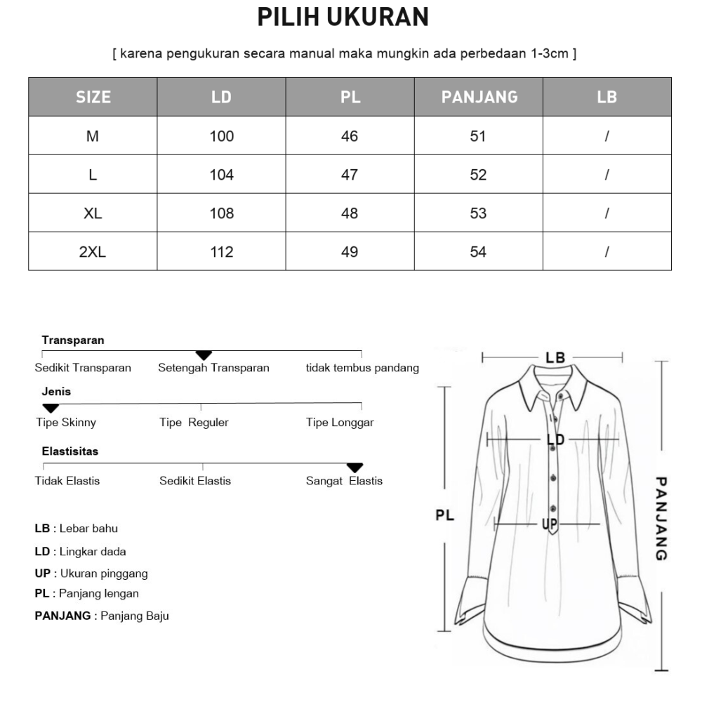 CHICMORE Atasan kemeja longgar warna hijau cantik kancing sebaris lengan panjang untuk wanita gaya retro