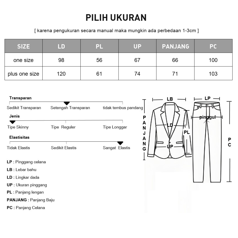 [READY STOCK]ASAYA Setelan celana panjang wanita lengan panjang dua potong bergaris gaya kasual kelas atas