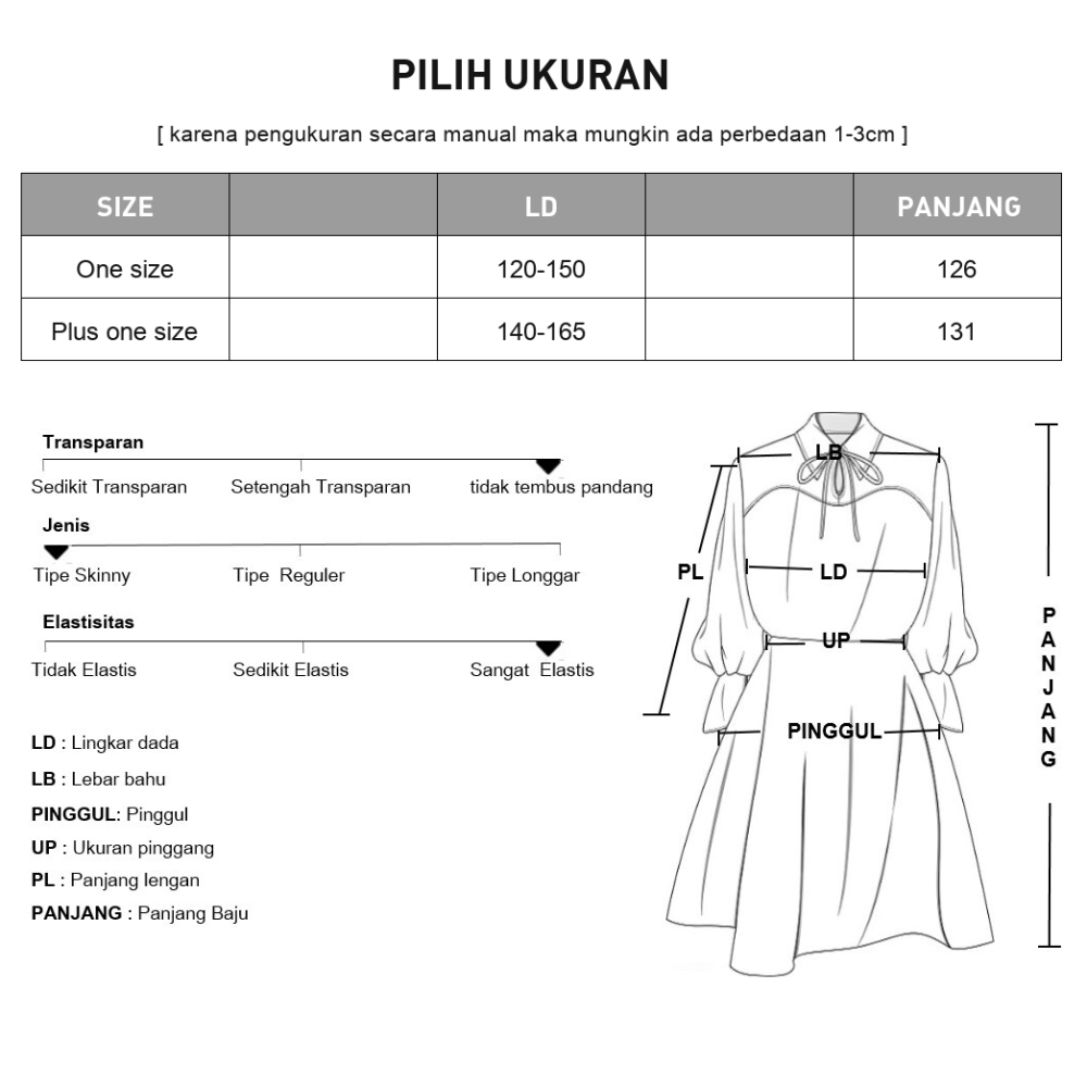 [READY STOCK]ASAYA Gaun gaya modis dengan kerah setengah terbuka dan motif geometris retro wanita