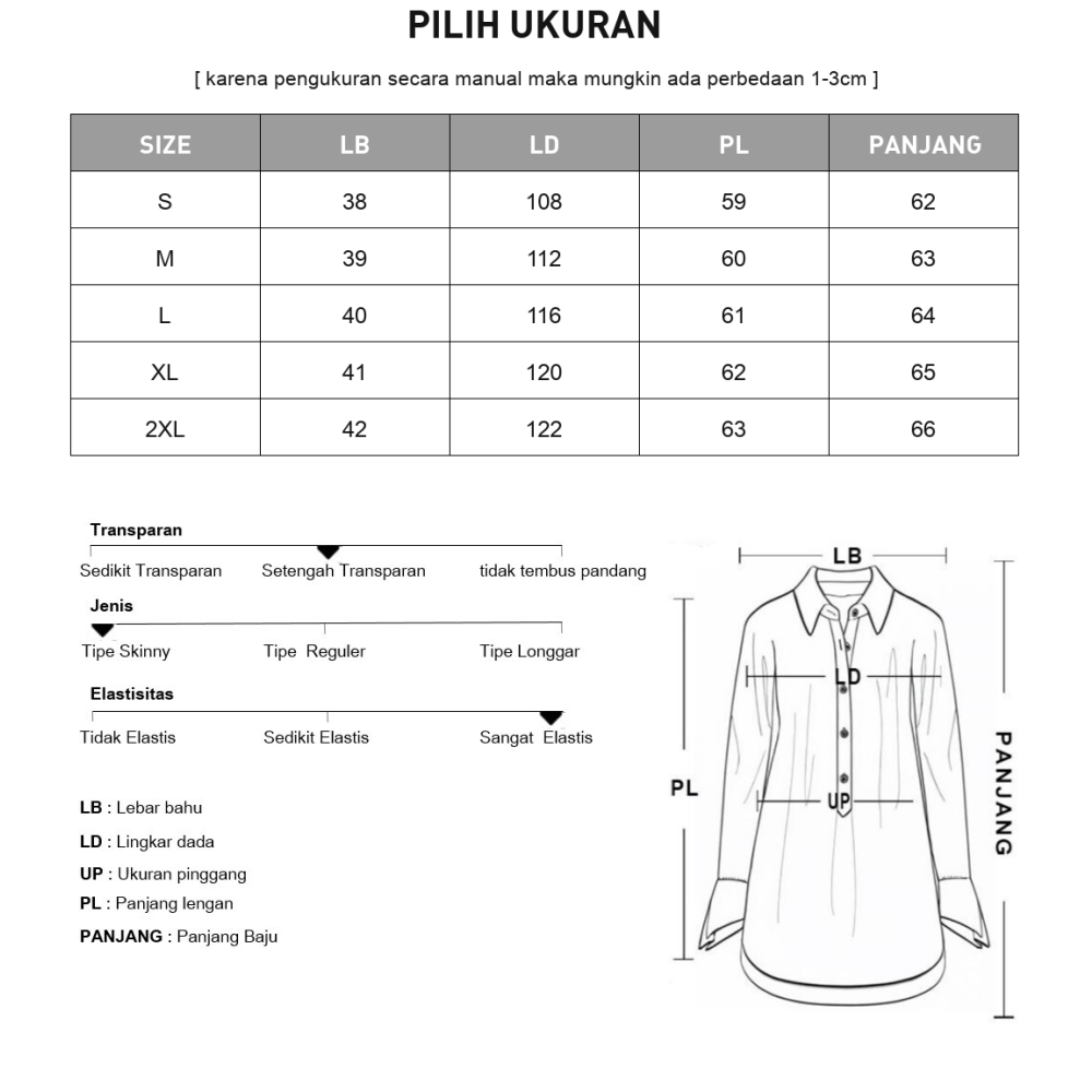 [NEW]ASAYA Kemeja polkadot warna-warni yang stylish dengan pinggiran renda