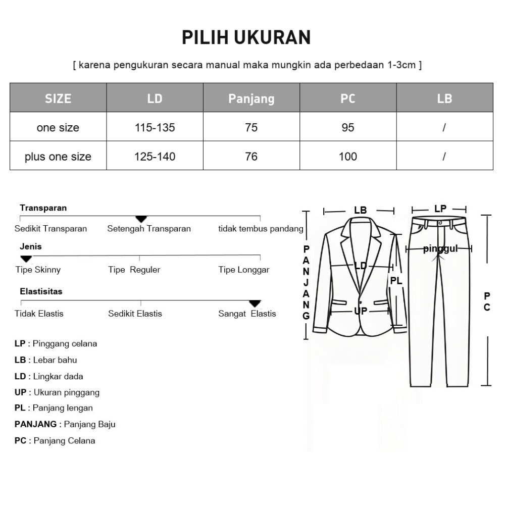 [NEW]ASAYA Setelan wanita kekinian motif kotak-kotak elegan trendi