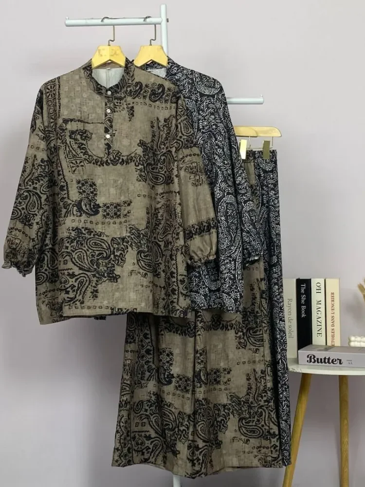 ASAYA Setelan wanita elegan motif etnik klasik modern kekinian nyaman dipakai