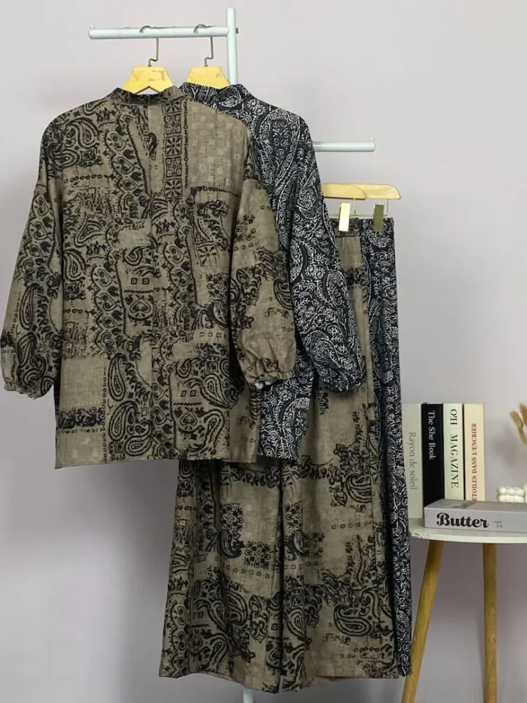 ASAYA Setelan wanita elegan motif etnik klasik modern kekinian nyaman dipakai