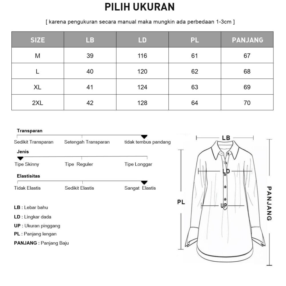 [READY STOCK]ASAYA Blouse wanita lembut desain patchwork garis elegan modern banyak pilihan