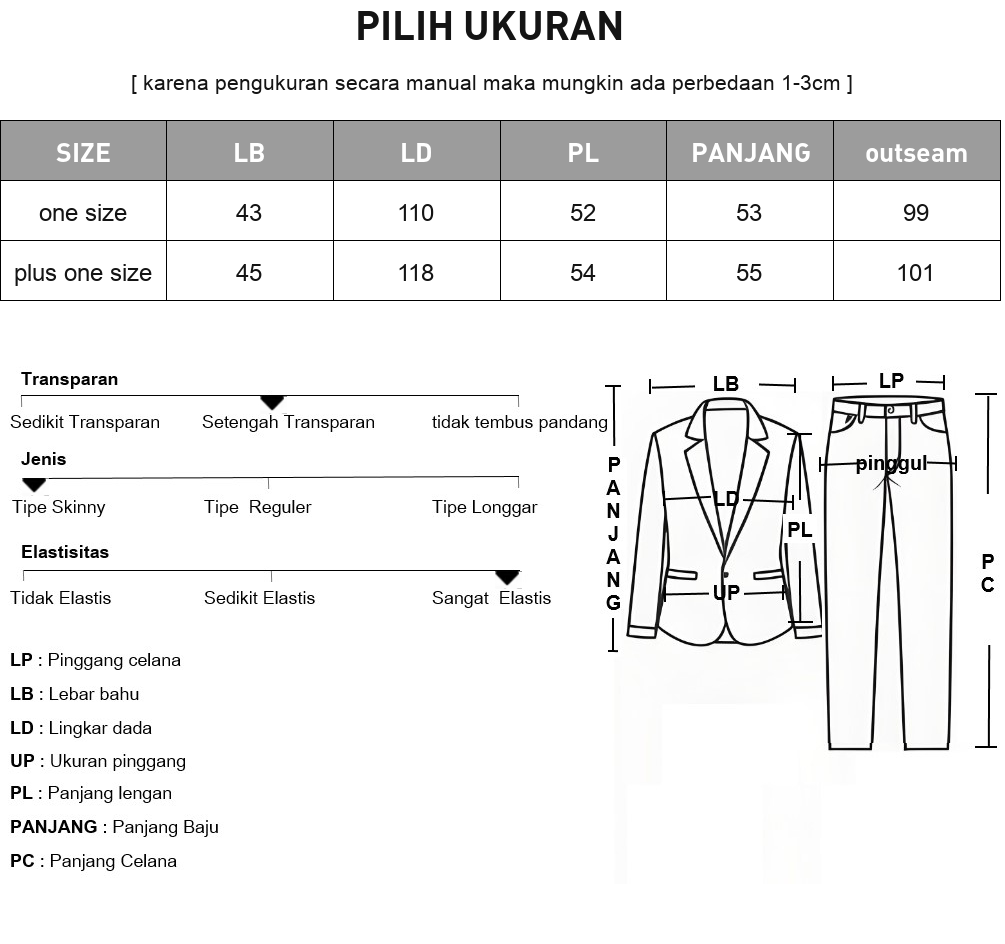 ASAYA Atasan lengan panjang bermotif dengan desain tepi bawah tidak teratur dan pita houndstooth dipadukan dengan celana panjang bermotif