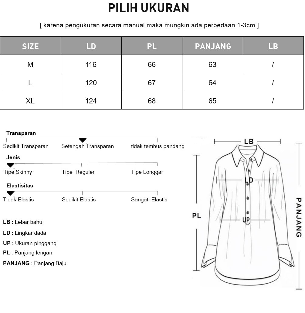 ASAYA Atasan kemeja kancing sebaris kerah bulat warna solid gaya kasual baru