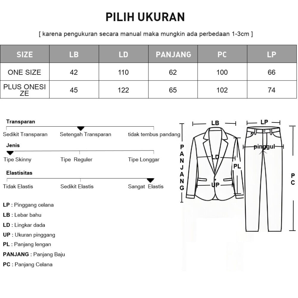 ASAYA Setelan celana bergaris yang modis, dipadukan dengan atasan tidak beraturan, panjang sedang, desain pinggang tinggi, model ramping, membuat tubuh terlihat lebih ramping
