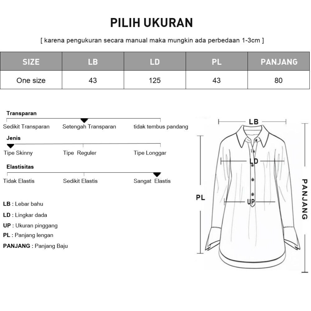 ASAYA Atasan blus motif retro dengan model longgar dan leher berbentuk v