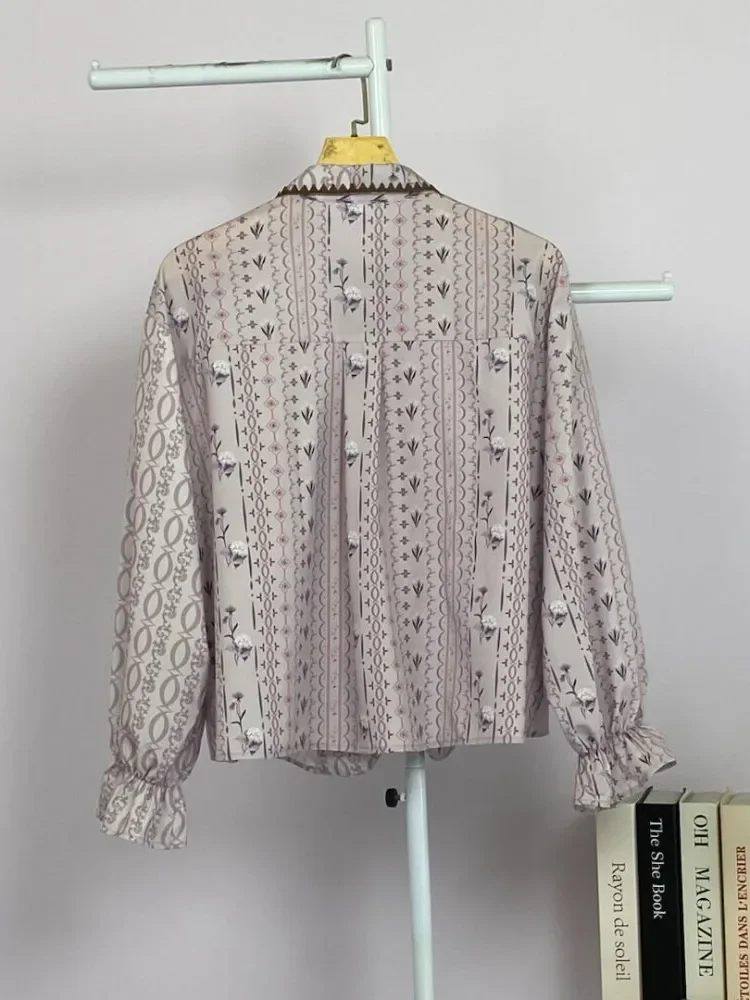 [NEW]ASAYA Atasan kemeja pakaian wanita motif bergaris mode korea terbaru