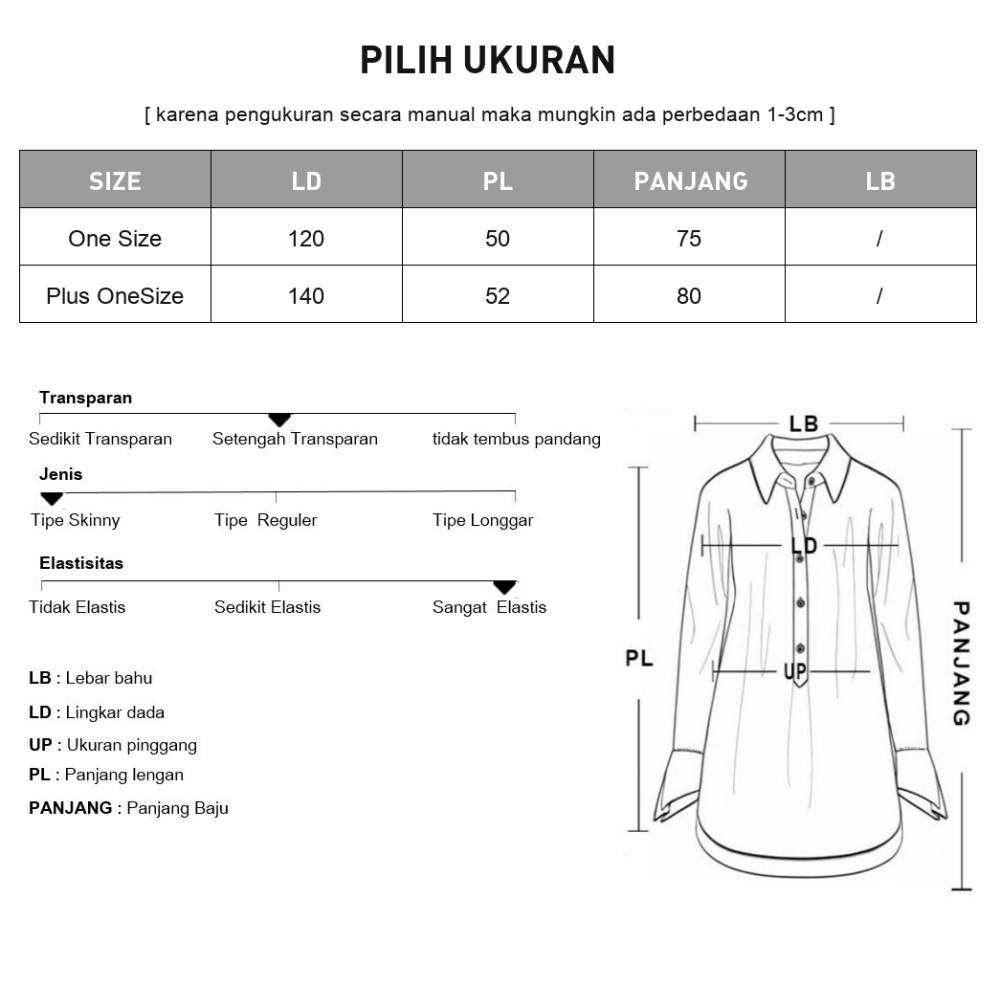 ASAYA Atasan blouse longgar kerah bulat dan motif cetak retro wanita