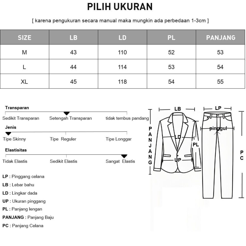 ASAYA Kemeja lengan panjang gaya korea terbaru dengan desain kelim asimetris.