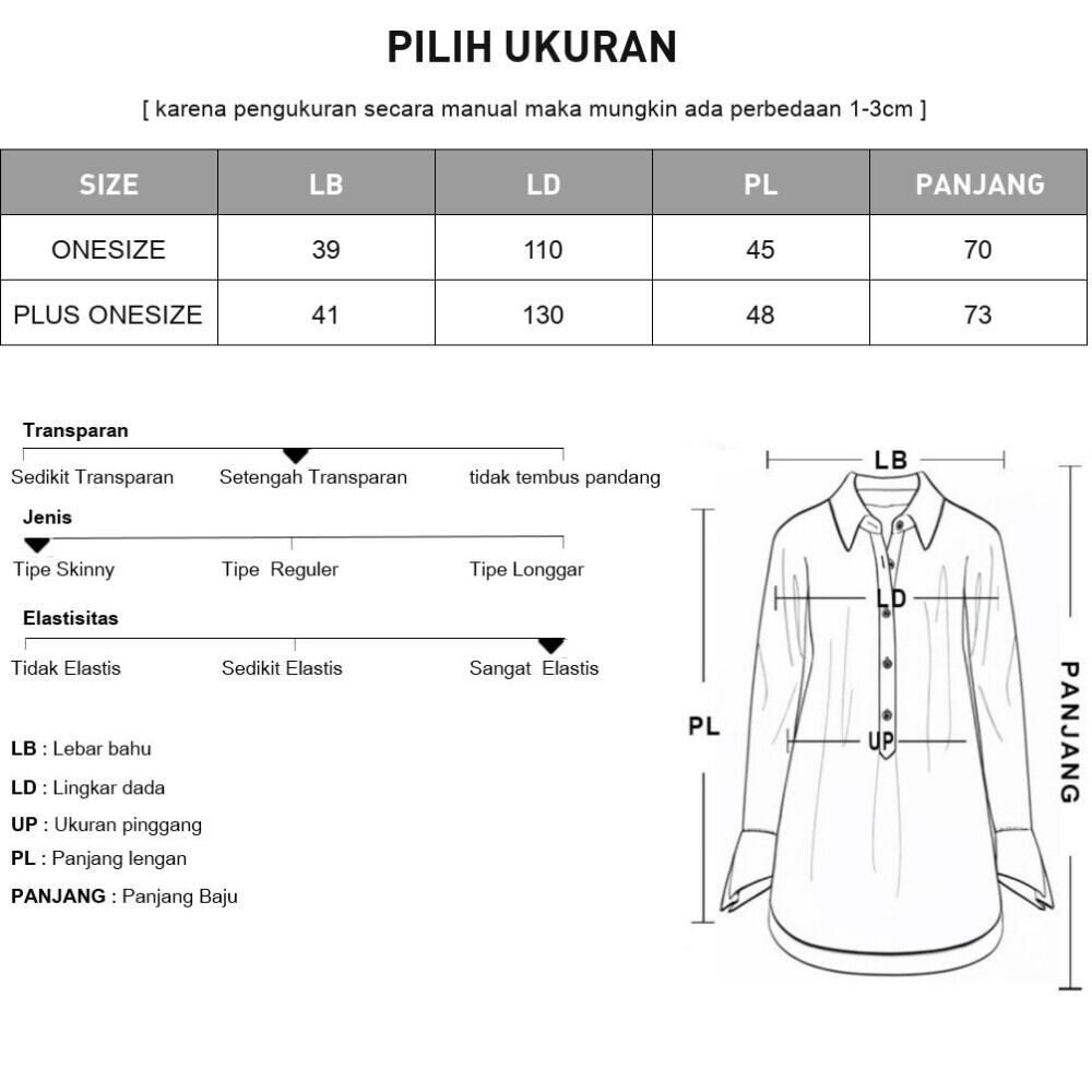 ASAYA Atasan bermotif dengan gaya kasual untuk wanita
