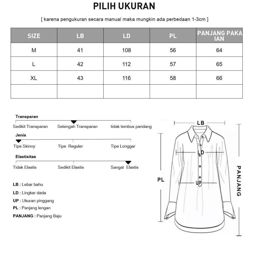 ASAYA Atasan kemeja longgar desain tidak beraturan lengan panjang kerah polo warna kontras untuk wanita gaya modis