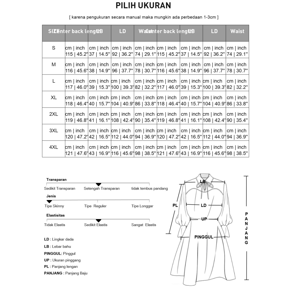 [NEW]FADFAD Fashionable and stylish dyed bubble sleeves dress