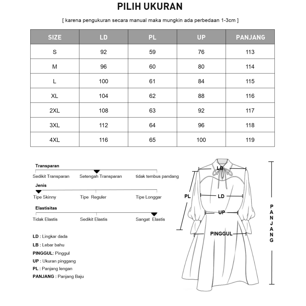 [CUCI GUDANG]FADFAD Gaun modis lengan panjang dengan motif bunga-bunga gaya musim semi