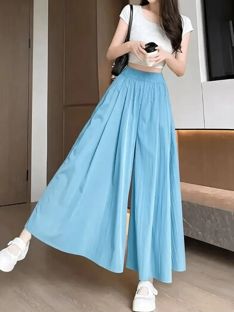 [READY STOCK]CHICMORE Celana wanita kulot yamamoto kasual panjang ramping pinggang tinggi