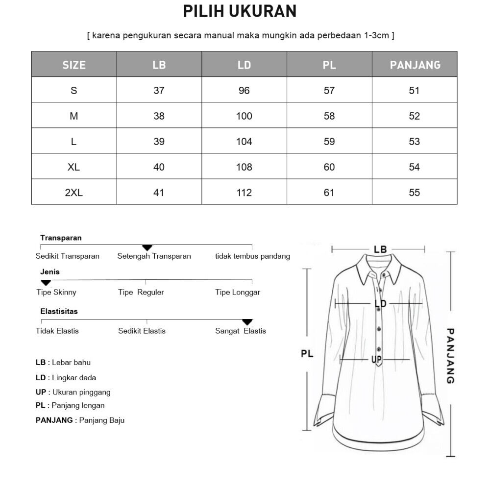 [DISKON KILAT]FADFAD Atasan design polos elegant kerah boneka besar lengan panjang