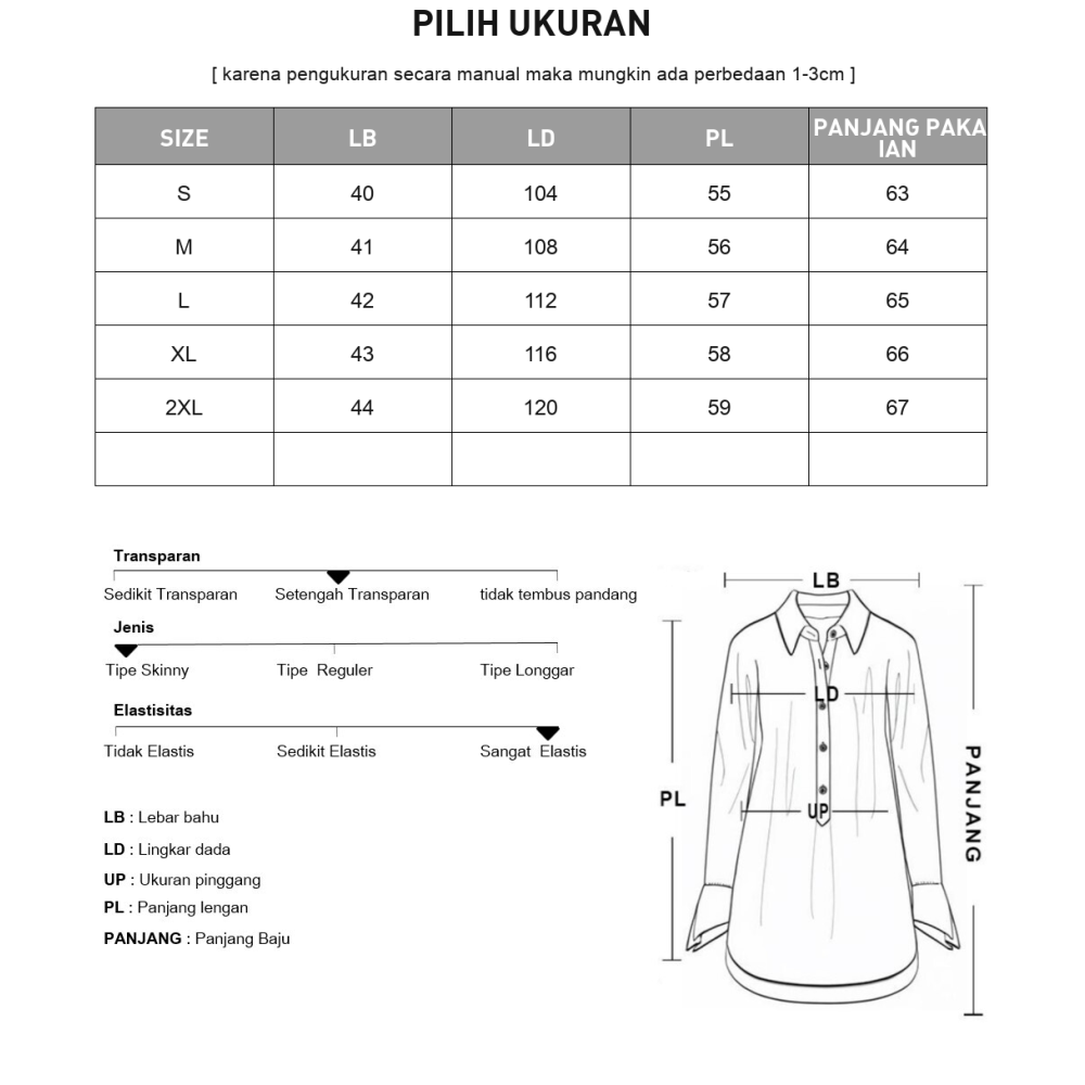 FADFAD Atasan kemeja longgar desain tidak beraturan lengan panjang kerah polo warna kontras untuk wanita gaya modis