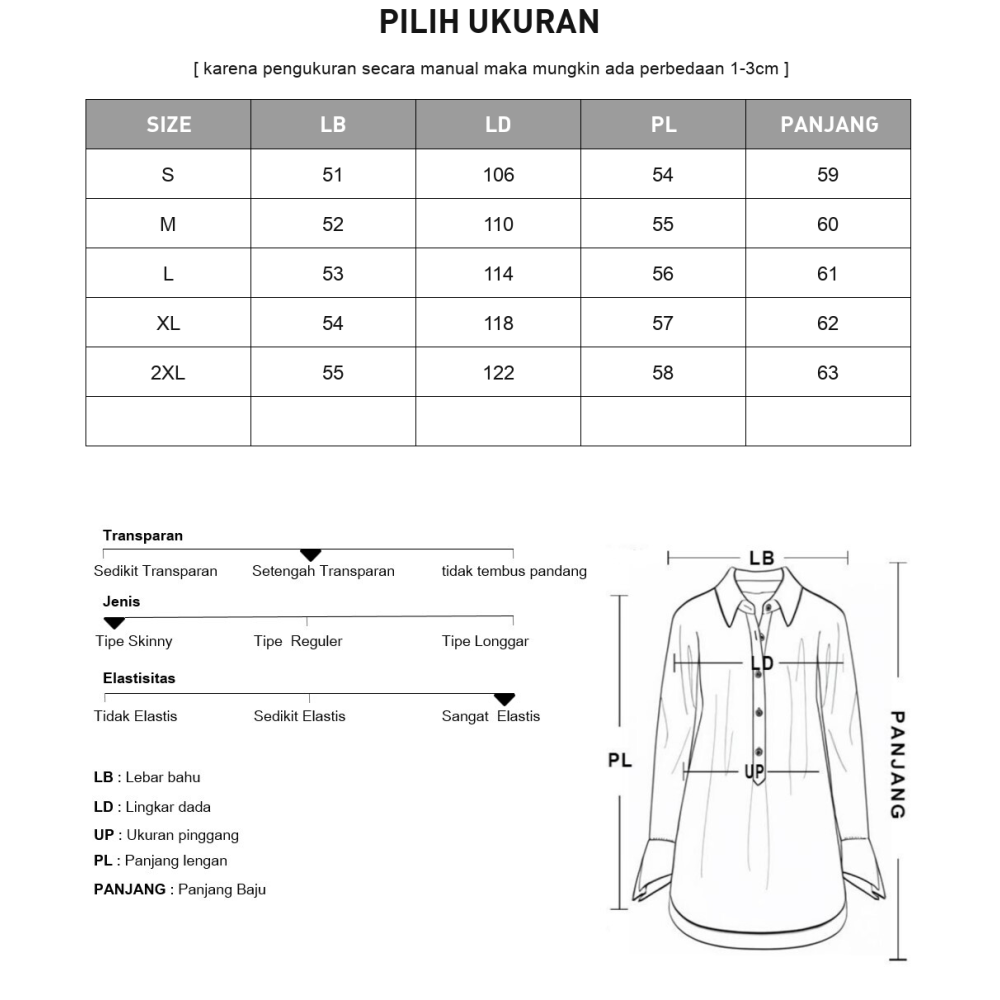 [DISKON KILAT]CHICMORE Atasan kemeja lengan panjang motif garis - garis dengan gaya kasual untuk wanita