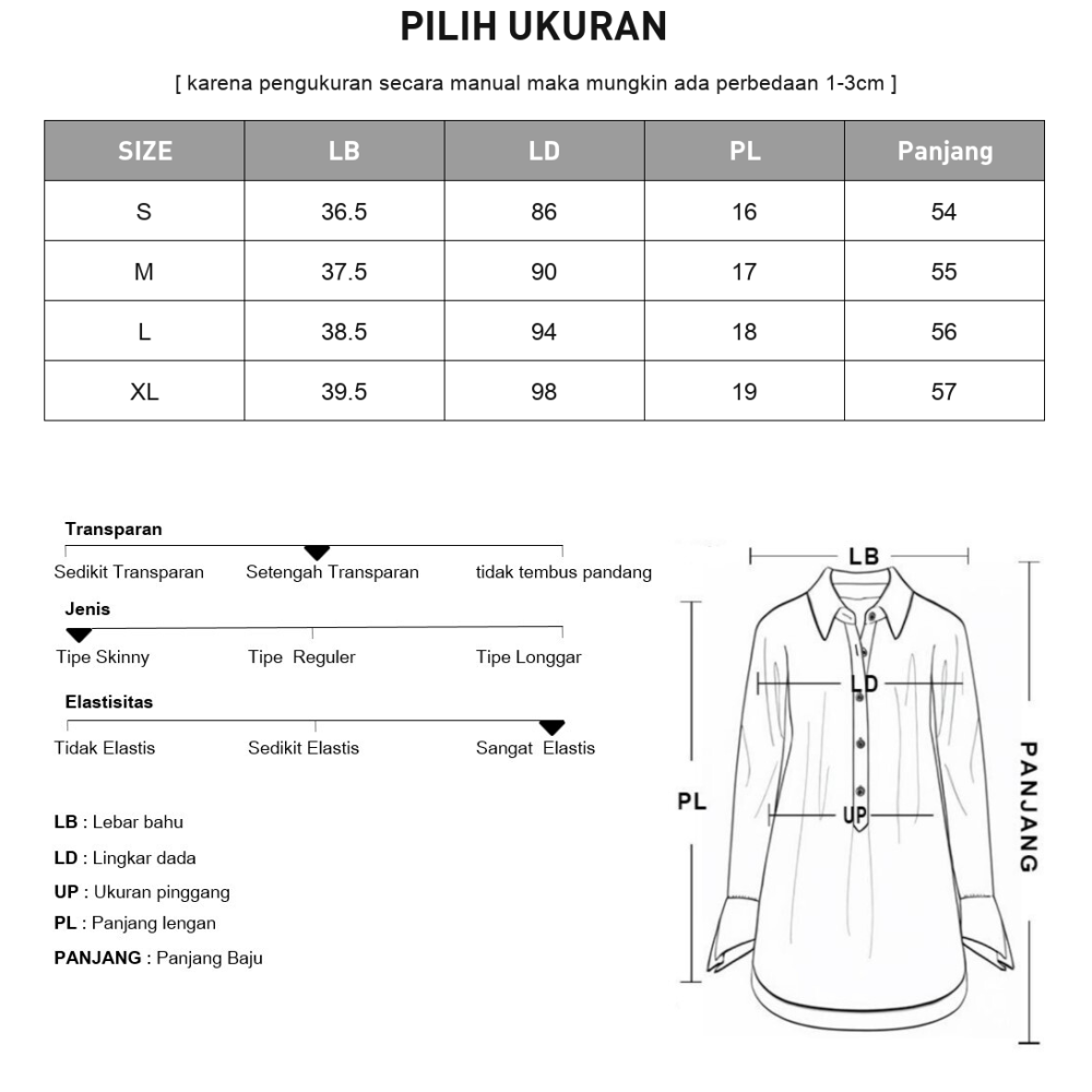 CHICMORE Atasan motif kotak kotak kerah berdasi dengan gaya modis dan lengan pendek untuk wanita